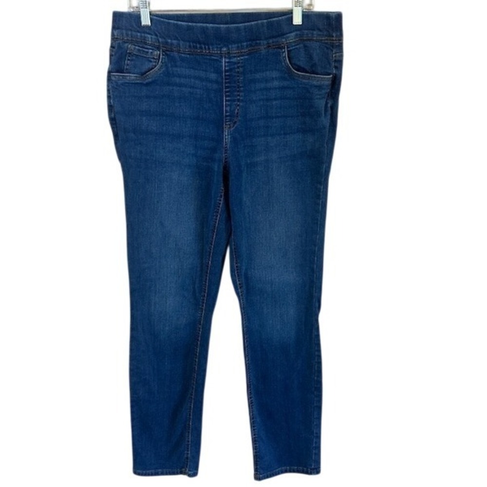 D & Co Denim + Company Women's Pull On Skinny Stretch Jeans 16 T